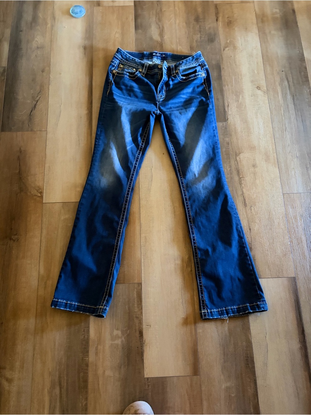 Miss Me Dark Blue Flare Jeans